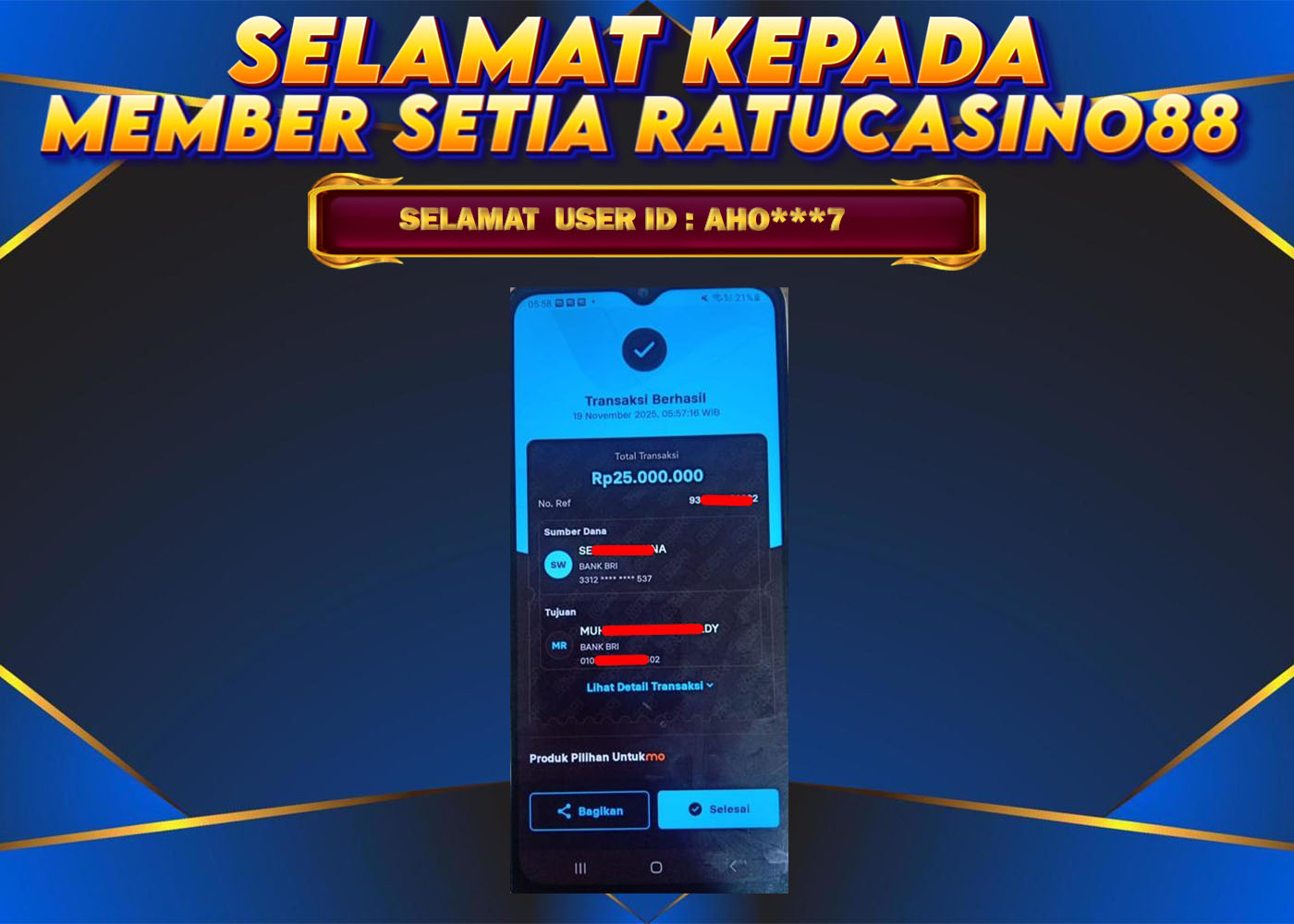 WITHDRAWAL MEMBER 127